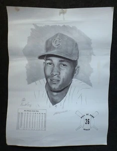 AUTOGRAPH Billy Williams CUBS HOF David A Cooney's Lithograph Series SIGN Print - Picture 1 of 7