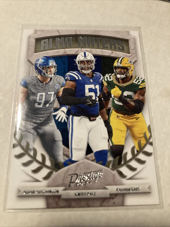 2024 Prestige Football Alma Maters #11 Hutchinson Paye Rashan Gary Michigan - Image 1 of 1