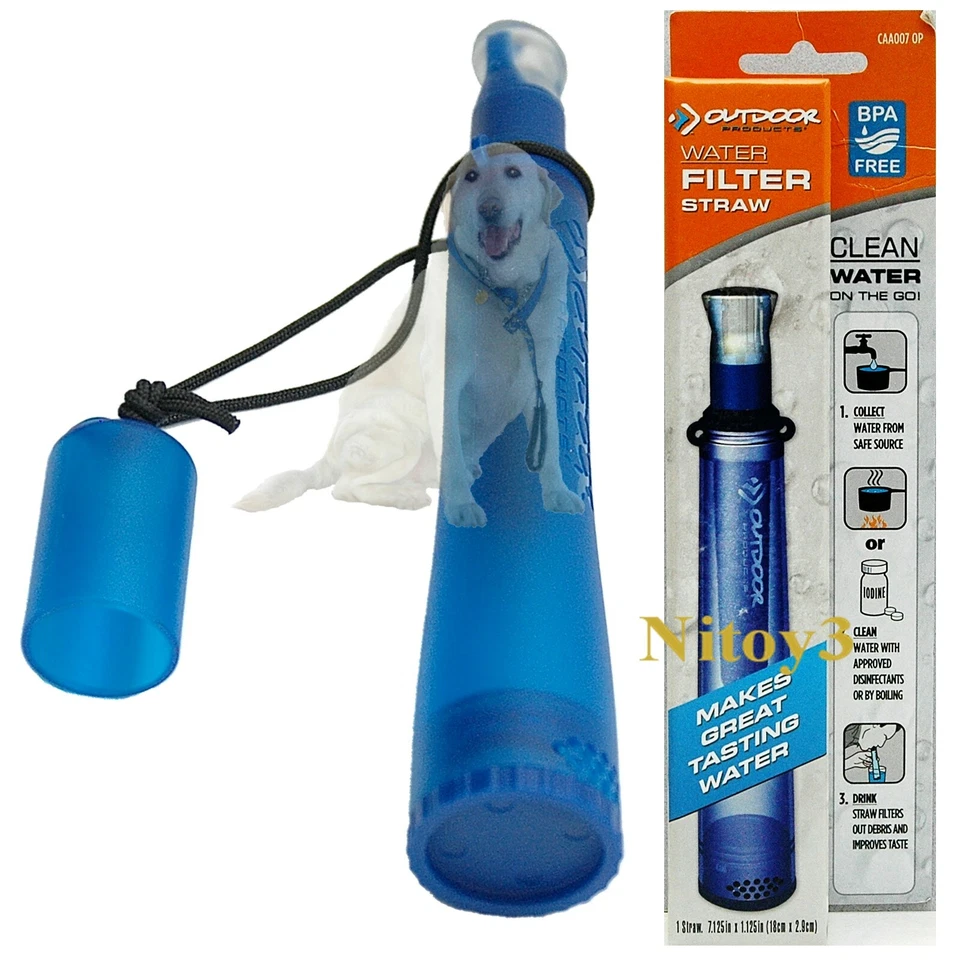 Outdoor Products Backpacking Water Filtration Straw-Filter Heavy Metals - Image 1 of 1