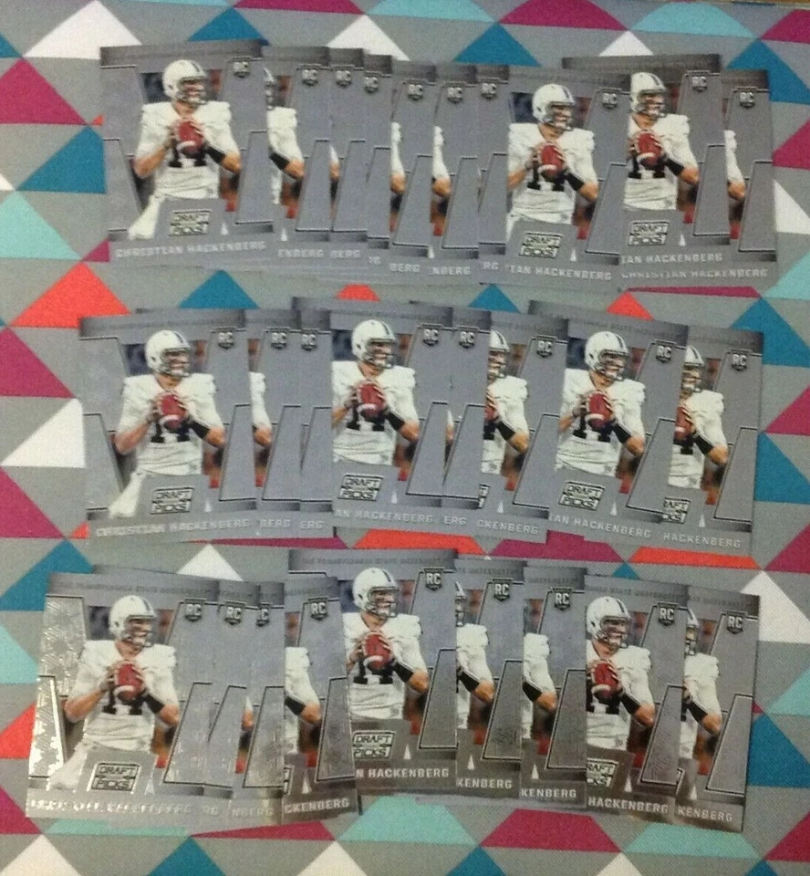 lot of 27 Christian Hackenberg #110 RC Penn State 2016 Panini Prizm Draft Picks - Image 1 of 1