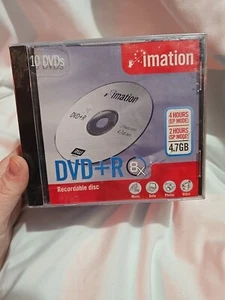 Imation DVD+R Recordable Discs 10 Pack  DVDs Sealed 4.7GB - Picture 1 of 9