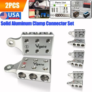 Vgate 6x1/0 AWG Gauge Battery Terminals, AGM Lead Acid Battery,M8 or 5/16”-18 - Imagen 1 de 8