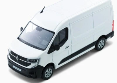 RENAULT MASTER e-TECH 2024 ELECTRIC GLACIER WHITE DELIVERY VAN 1:43 NOREV 518851 - Image 1 of 4