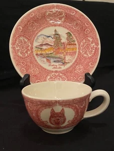 Vernon Kilns Demi Cup Saucer, “Finding Heritage Alaska” Vintage, collectibles - Picture 1 of 11