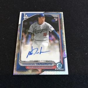 Yoshinobu Yamamoto 2024 Bowman Chrome Mega Mojo Refractor Auto /150 CRA-YY - Picture 1 of 2