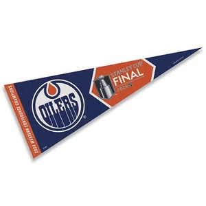 Edmonton Oilers 2024 Stanley Cup Finals Pennant Flag - Picture 1 of 4