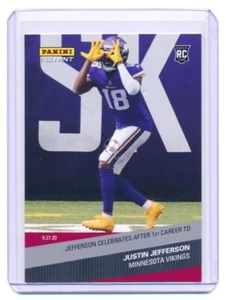 2020 Panini Instant Football #40 Justin Jefferson RC /225 Minnesota Vikings - Bild 1 von 2