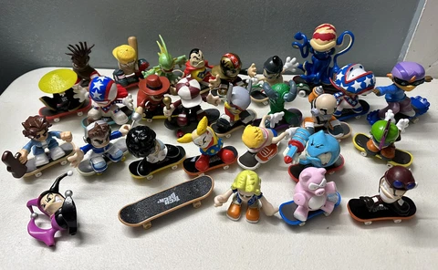 Vintage Tech Deck Dudes Figure and Fingerboard BIG Lot Fast Shipping !!! Cover