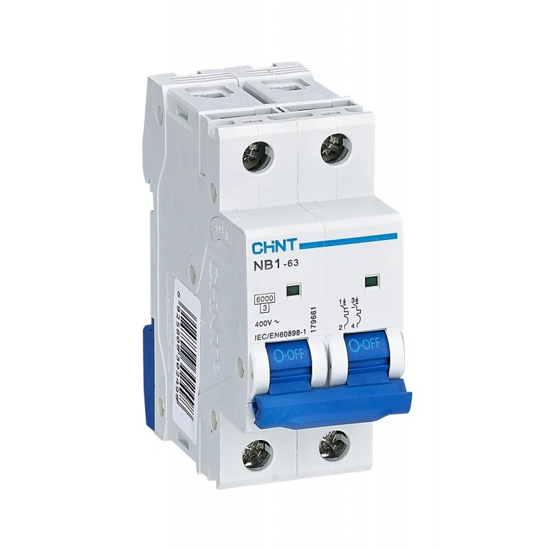 CHINT NB1-63/C16-2P-6 -INTERRUTTORE MAGNETOTERMICO 2P 16A CURVA C 180318