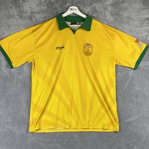 XXXX Gold Polo T Shirt Mens XXL 2XL Beach Cricket Yellow RBK Yellow - Picture 1 of 11