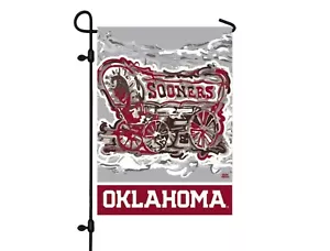 Oklahoma Sooners Justin Patten Garden Flag New Evergreen University College - Picture 1 of 1