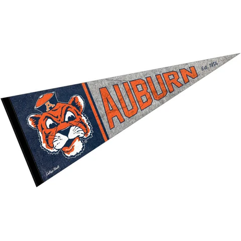 Auburn University Throwback Vintage Full Size Pennant Cover