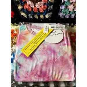 Little Sleepies Cotton Candy Tie Dye 2 piece Pajama NIB - Picture 1 of 3
