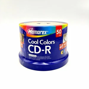 Brand New Sealed MEMOREX CD-R 50 Pack Blank CDS | 48X 700MB 80 Minutes - Picture 1 of 7