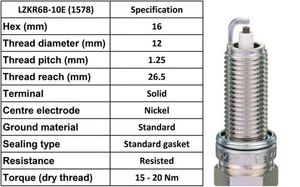 4 packs for ngk Spark Plugs 18855-10060 (Pack of 4) for Hyundai Kia - Bild 1 von 10