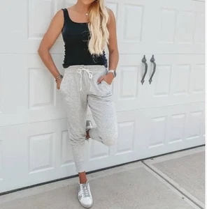 Women’s All In Motion Core Fleece Joggers Heathers Gray XXL Retail $25 - Picture 1 of 8