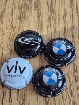 capsule de champagne de venoge lot de 4 differentes rare - Photo 1/2