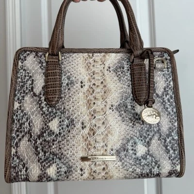 Bolso Brahmin Cami Multi Eirwen Neutro Estampado Serpiente Cuero Foto 1 de 4
