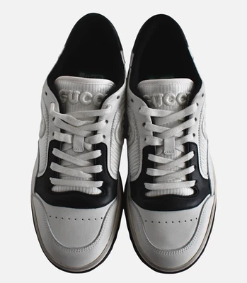 🆕️GUCCI MAC80 Off White/Negro Zapatillas bajas para mujer EU-38 US-8 Foto 1 de 4