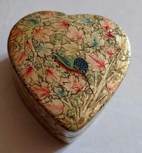 Très jolie boite à bijoux peinte à la main - Inde | Bon état - Picture 1 of 5