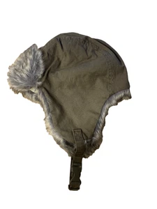 Timberland Insulated Faux Fur Trapper Hat Dark Green Medium - Picture 1 of 2