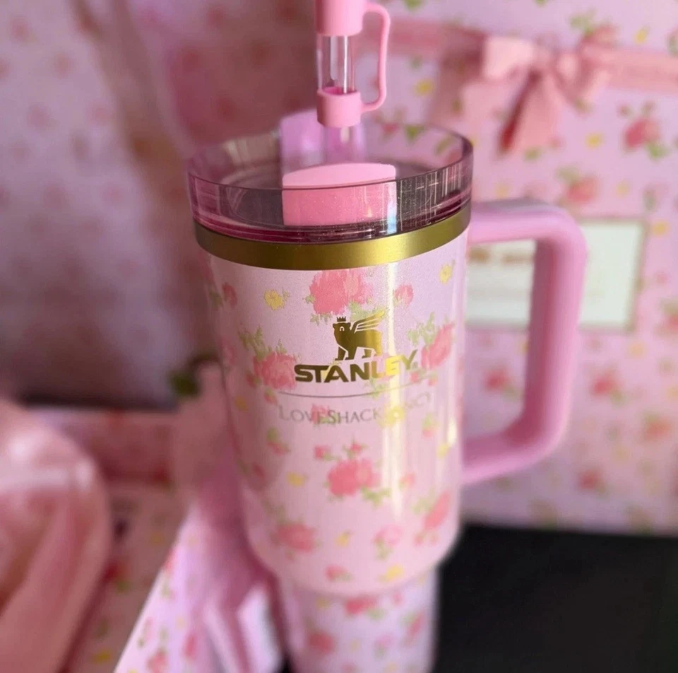 LOVESHACKFANCY X STANLEY Stanley X LOVE SHACK FANCY Quencher 30oz Tumbler Ibiza Sunset NIB