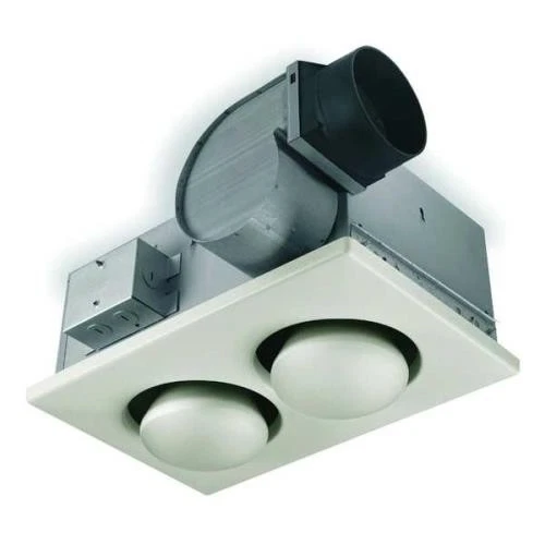 Ventilador de techo para baño de 1 pieza, 70 Cfm CFM, 4 pulgadas de diámetro por conducto, 120 V CA, sin luz Foto 1 de 1