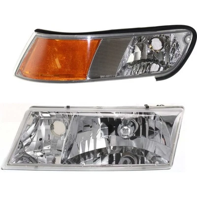 Kit de faros para Mercury Grand Marquis 1998-2002 con luz de esquina lado del conductor Foto 1 de 4