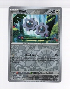 Klink 061/086 Sv: Black Bolt Reverse Holo - Pokemon Card - Picture 1 of 1