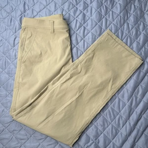 Eddie Bauer Pants Mens Stretch Nylon Khaki 32x32 Outdoors Hiking - Picture 1 of 6