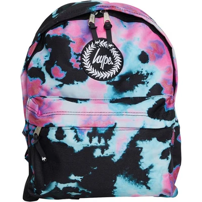 Hype Kinder Tie Dye Crest Rucksack schwarz (f946) - Bild 1 von 3