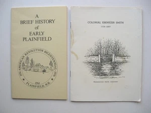 BRIEF HISTORY OF EARLY PLAINFIELD / COLONIAL EBENEZER SMITH New Hampshire PB -13 - Imagen 1 de 11