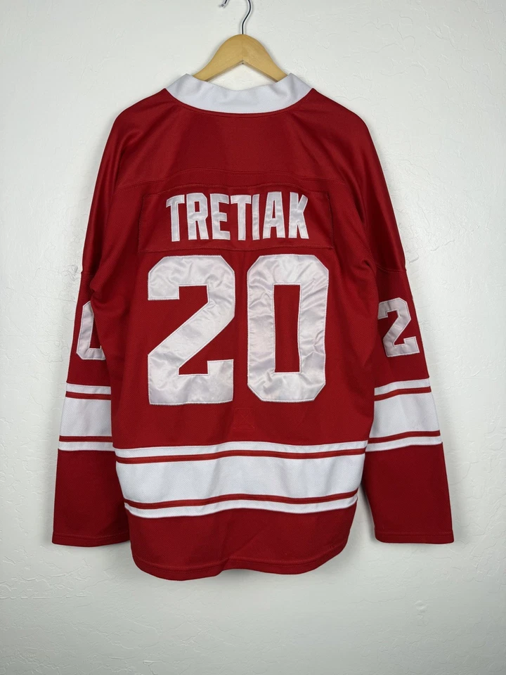 Camiseta de hockey vintage CCCP Unión Soviética #20 Vladislav Tretyak talla 50  Foto 1 de 4