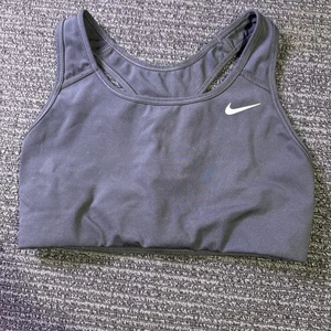 Nike DRI-FIT Athletic Bra Medium Black Sports Yoga - Picture 1 of 4