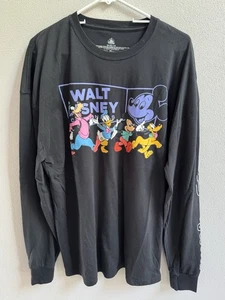 Disney Parks Mickey Mouse and Friends ''Cartoon Pals'' Long Sleeve T-Shirt Sz LG - Picture 1 of 5