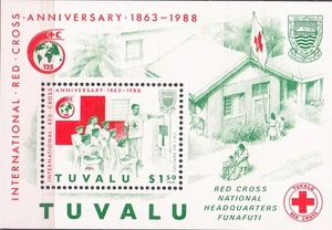 W TUVALU 0489 RED CROSS - Picture 1 of 1