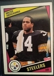 1984 Topps Walter Abercrombie #160 Rookie Pittsburgh Steelers - Bild 1 von 3
