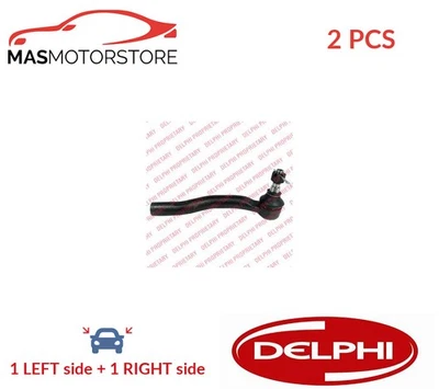 TRACK ROD END RACK END PAIR FRONT DELPHI TA2469 2PCS I NEW OE REPLACEMENT - Image 1 of 4