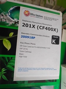 For HP 201X CF400X Black Toner Cartridge M252 MFP M277 - Picture 1 of 2