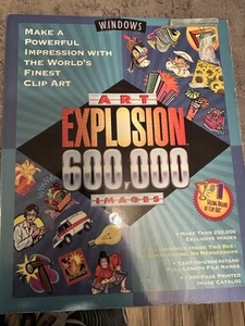 Art Explosion 600,000 Images Clip Art Software 28 CDs Windows. Brand New. Sealed - Picture 1 of 9