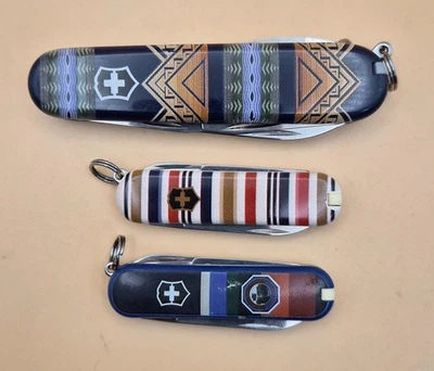 Lot of 3 Victorinox- Swiss Army Knives (SAK)  Pendleton Series Spartan, Classics - Image 1 of 4