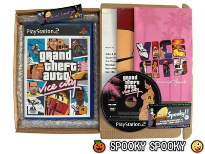 Grand Theft Auto Vice City PS2 - ANZ PAL VGC CIB with Map - Reg - Tracked - Image 1 of 4