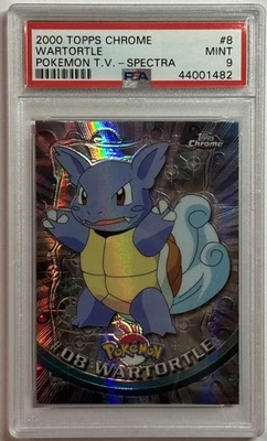 Pokemon 2000 Topps Chrome Wartortle Spectra PSA 9 Mint #8 - Image 1 of 2