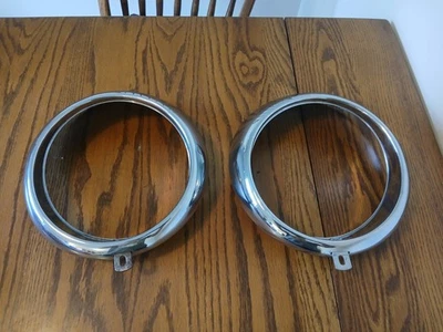 HELLA PORSCHE 356 SB3 MOLDURA FAROS CROMADOS Foto 1 de 4