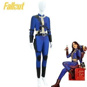New Fallout Lucy Cosplay Jumpsuit Halloween Carnival Woemen's Uniform Bodysuit - Picture 1 of 14