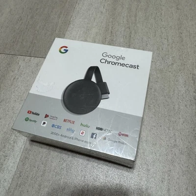 Google Chromecast 3rd Gen HDMI Streaming Media Player 1080p. Brand New & Sealed! - Image 1 of 4