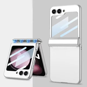 For Samsung GalaxyZ Flip5 Pure Colour Magnetic All-in-One Phone Protective Case - Picture 1 of 20