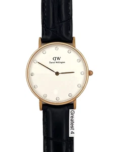 Brand New Daniel Wellington Classy Durham DW00100155 White Dial 34mm Lady Watch - Picture 1 of 2