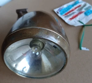 ANTIQUE HEADLIGHT MARKED MAGNETI MARELLI 30s – 40s FANALE BICI ANTICO - Picture 1 of 6