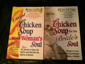 Chicken Soup for the Soul 2 Book Lot ~USED~ Bride's Soul ~ 2nd Women's Soul - Picture 1 of 3